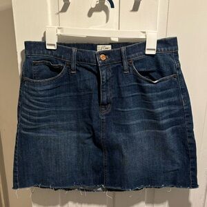 Jcrew women's denim mini skirt size 30